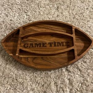 🏈 NEW/UNUSED Game Time Football Charcuterie Snack Tray